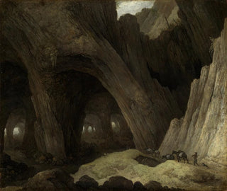 Jaskinia z mułarzami - Guillam Dubois — widok dzieła
