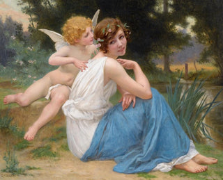 Cupidon et Psyché - Guillaume Seignac — widok dzieła