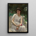 Czerwona róża - Guillaume Seignac — oprawiony obraz na ścianie
