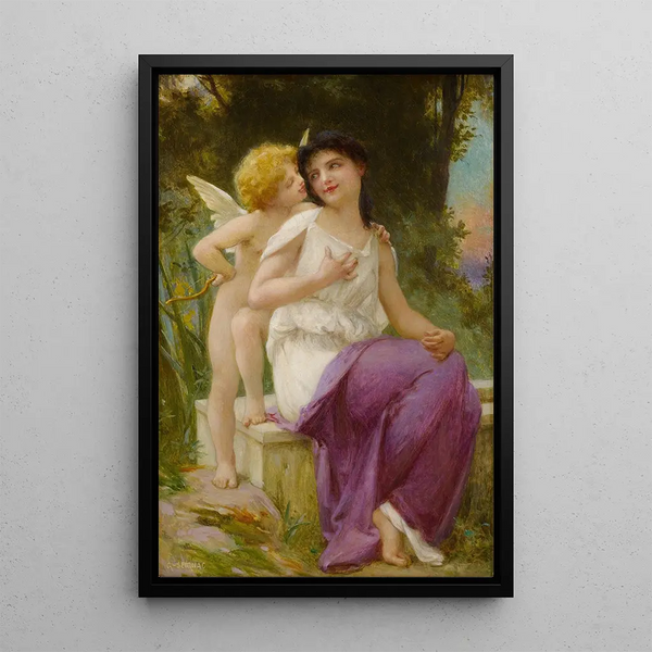 Wenus i Miłość - Guillaume Seignac — oprawiony obraz na ścianie