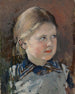 Studium głowy dziewczynki do portretu rodziny barona Magnusa von Borna - Gunnar Berndtson — widok dzieła