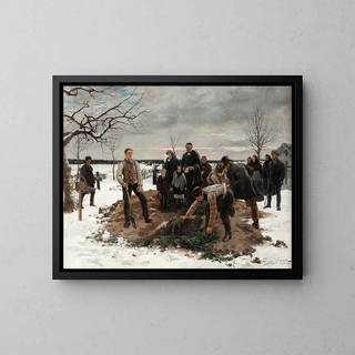 Gustaf Cederstrm - A Funeral in Alsike.webp