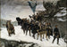 Ramenający ciało króla Karola XII ze Szwecji - Gustaf Cederström — widok dzieła