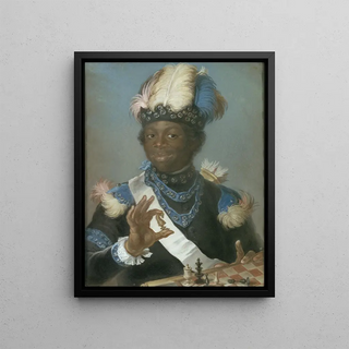Gustaf Lundberg - Adolf Ludvig Gustav Albert Couschi about 17471822 called Badin.webp