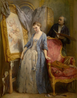 Gustaf Wappers - Young Artist Daydreaming.webp