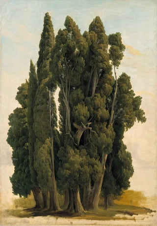 Gustaf Wilhelm Palm - Cypresses Study.webp