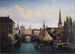 Widok na Riddarholmskanalen, Sztokholm 1835 - Gustaf Wilhelm Palm — widok dzieła