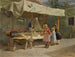 na stoisku z piernikami - Gustav August Hessl — widok dzieła