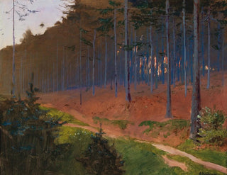 Gustav Bamberger - Forest Path near Weinzierl.webp