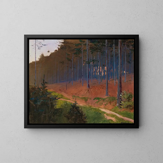Gustav Bamberger - Forest Path near Weinzierl.webp