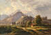 Widok ruin zamku Glanegg - Gustav Barbarini — widok dzieła