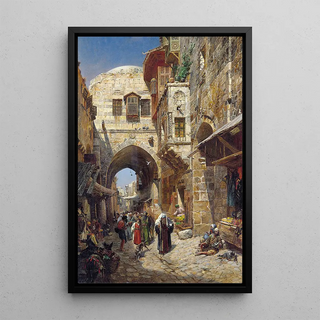Gustav Bauernfeind - David street Jerusalem.webp