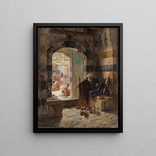 Gustav Bauernfeind - Warden of the Mosque Damascus.webp