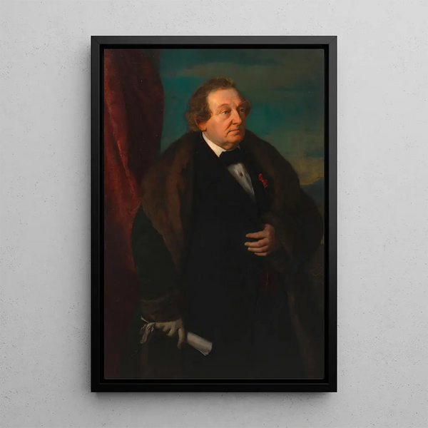 Heinrich Johann Immanuel Anschtz aktor - Gustav Gaul — oprawiony obraz na ścianie