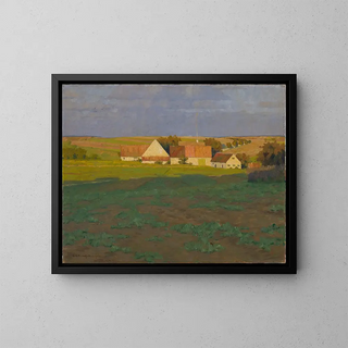 Gustav Heinrich Mnch - Herbstabend bei Dachau.webp