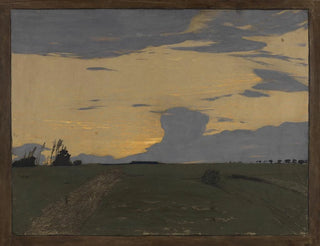 Chmury wieczorne - Gustav Kampmann — widok dzieła