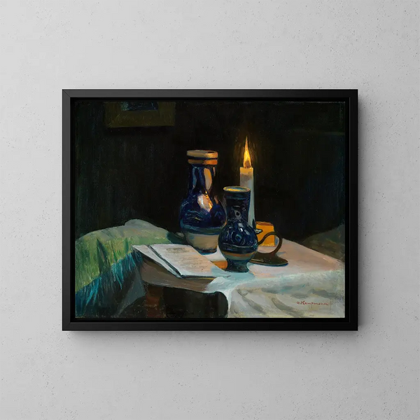 Zmierzch - Gustav Kampmann — oprawiony obraz na ścianie