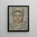 Studium głowy dziewczynki Hana - Gustav Klimt — oprawiony obraz na ścianie