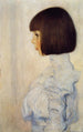 Portret Hélène Klimt - Gustav Klimt — widok dzieła