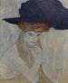 Le Chapeau à plumes noires - Gustav Klimt — widok dzieła