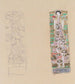 Dwa modele na dekoracyjną kartę Otto Wagner - Gustav Klimt — widok dzieła