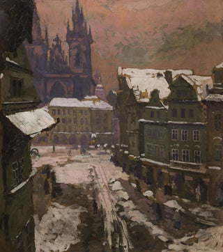 Gustav Macoun - A View of Old Town Square.webp