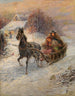 Bonne promenade en traîneau - Gustav Prucha — widok dzieła