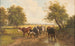 Troupeau de vaches dans un vaste paysage - Gustav Ranzoni — widok dzieła