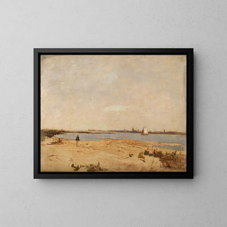 Gustav Schnleber - Blick auf Gorkum.webp