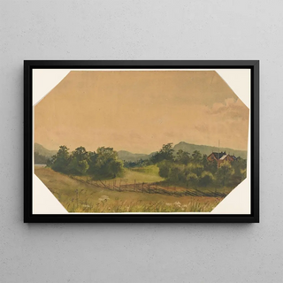 Gustav Wentzel - Landscape with a House.webp