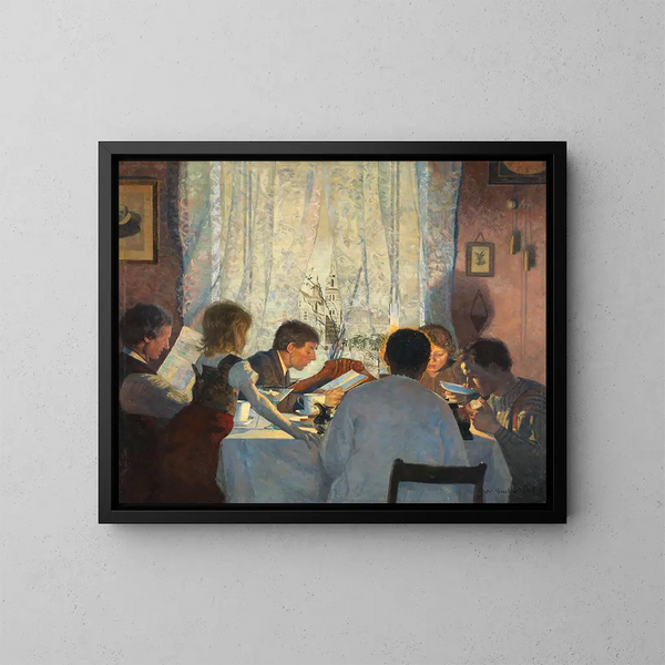 Peinture - Gustav Wentzel — oprawiony obraz na ścianie