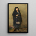 La Fille aux fleurs - Gustave-Claude-Étienne Courtois — oprawiony obraz na ścianie