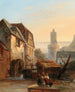 Andernach nad Renem Lavandières au moulin - Gustave Adolphe Simonau — widok dzieła