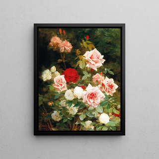 Gustave Bienvetu - A Rose Garden.webp