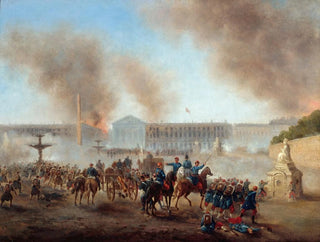 Epizoda Komuny, plac Zgody - Gustave Boulanger — widok dzieła