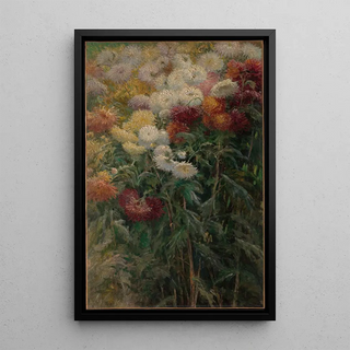 Gustave Caillebotte - Chrysanthemums in the Garden at PetitGennevilliers.webp
