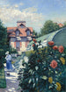 Dahlias w ogrodzie w Petit-Gennevilliers - Gustave Caillebotte — widok dzieła