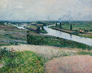 La Seine à la Pointe de Pinay - Gustave Caillebotte — widok dzieła