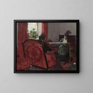 Gustave Caillebotte - Portraits dans un intrieur.webp
