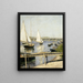 Żaglowce w Argenteuil - Gustave Caillebotte — oprawiony obraz na ścianie