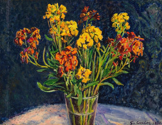 Bukiet goździków - Gustave Cariot — widok dzieła