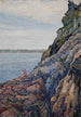 Studium skał w Perros-Guirec - Gustave Cariot — widok dzieła