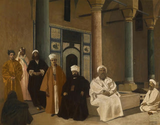 na zewnątrz pokoju pomocy, pałac Topkapi, Stambuł - Gustave Cluseret — widok dzieła
