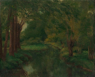 Strumień w polanie - Gustave Courbet — widok dzieła
