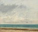 Spokojne morze - Gustave Courbet — widok dzieła