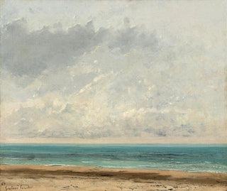 Spokojne morze - Gustave Courbet — widok dzieła