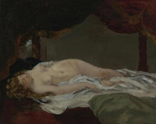 Kobieta śpiąca - Gustave Courbet — widok dzieła