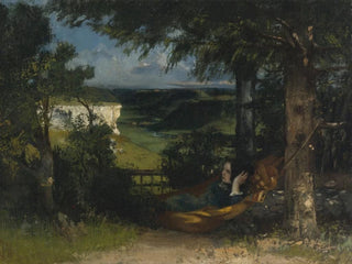 Kobieta w hamaku - Gustave Courbet — widok dzieła