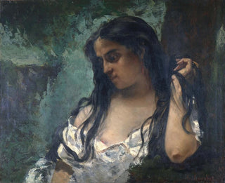 Gustave Courbet - Gypsy In Reflection.webp