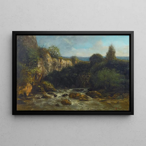Gustave Courbet - Les Gorges De La Loue.webp